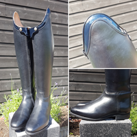 Dressage boots Celeris Passage blue patent leather