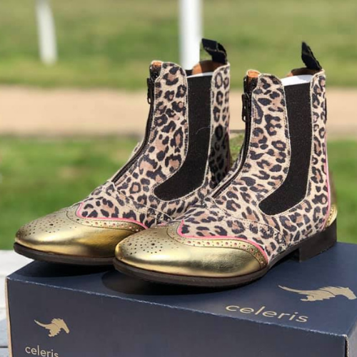 Mistral Custom short boots Panther Gold
