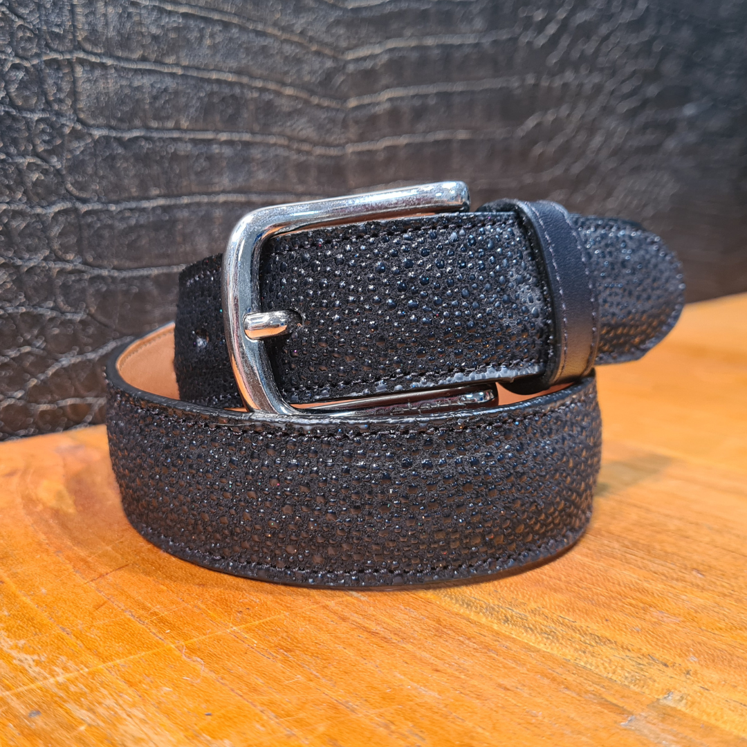 Trouser belt Crystal Black 65CM