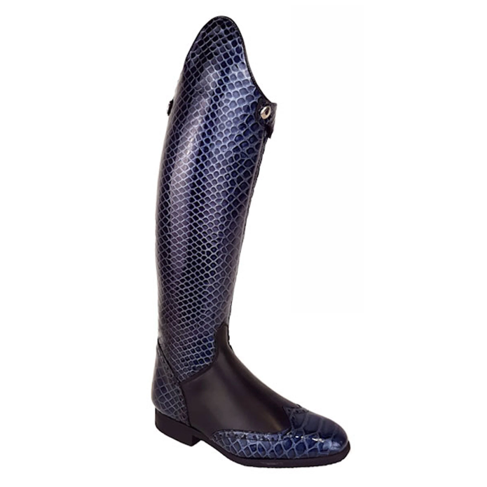 Celeris Grandeur Dressage boot Croco Blue